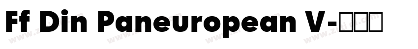 Ff Din Paneuropean V字体转换